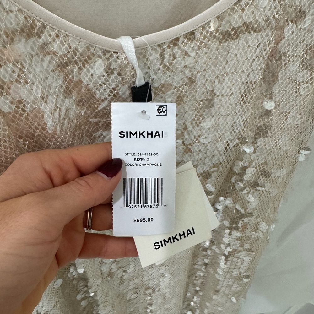 Simkhai - Elegant Sequin Evening Gown - Picture 2 of 3
